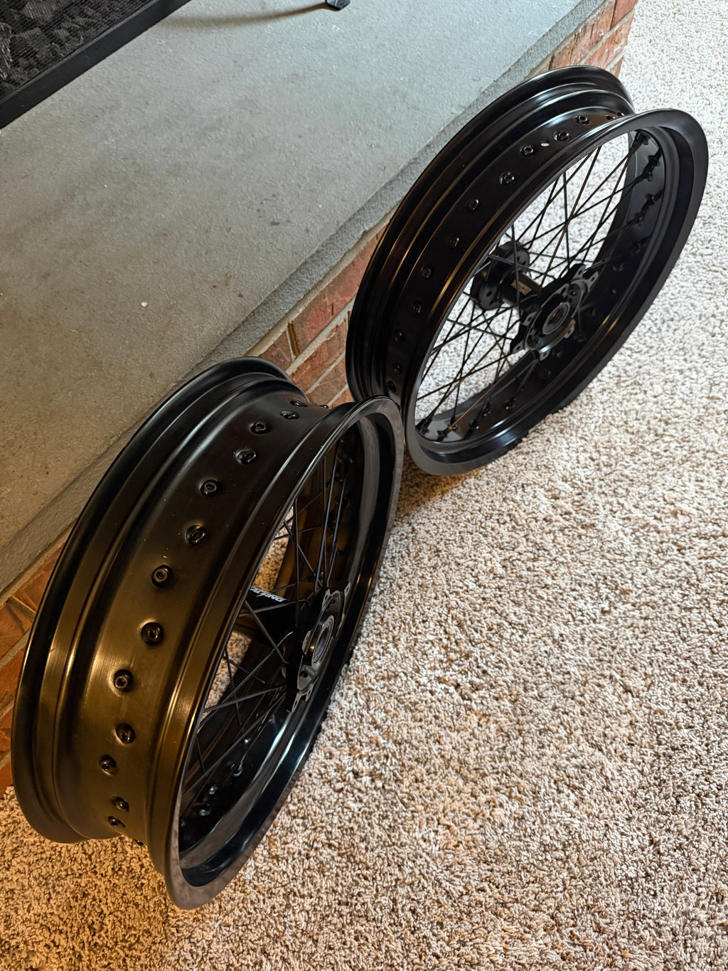 17/17 Ultrawide Supermoto Wheel Set for Surron Ultra Bee and Y-volt Surge V (No Tires)