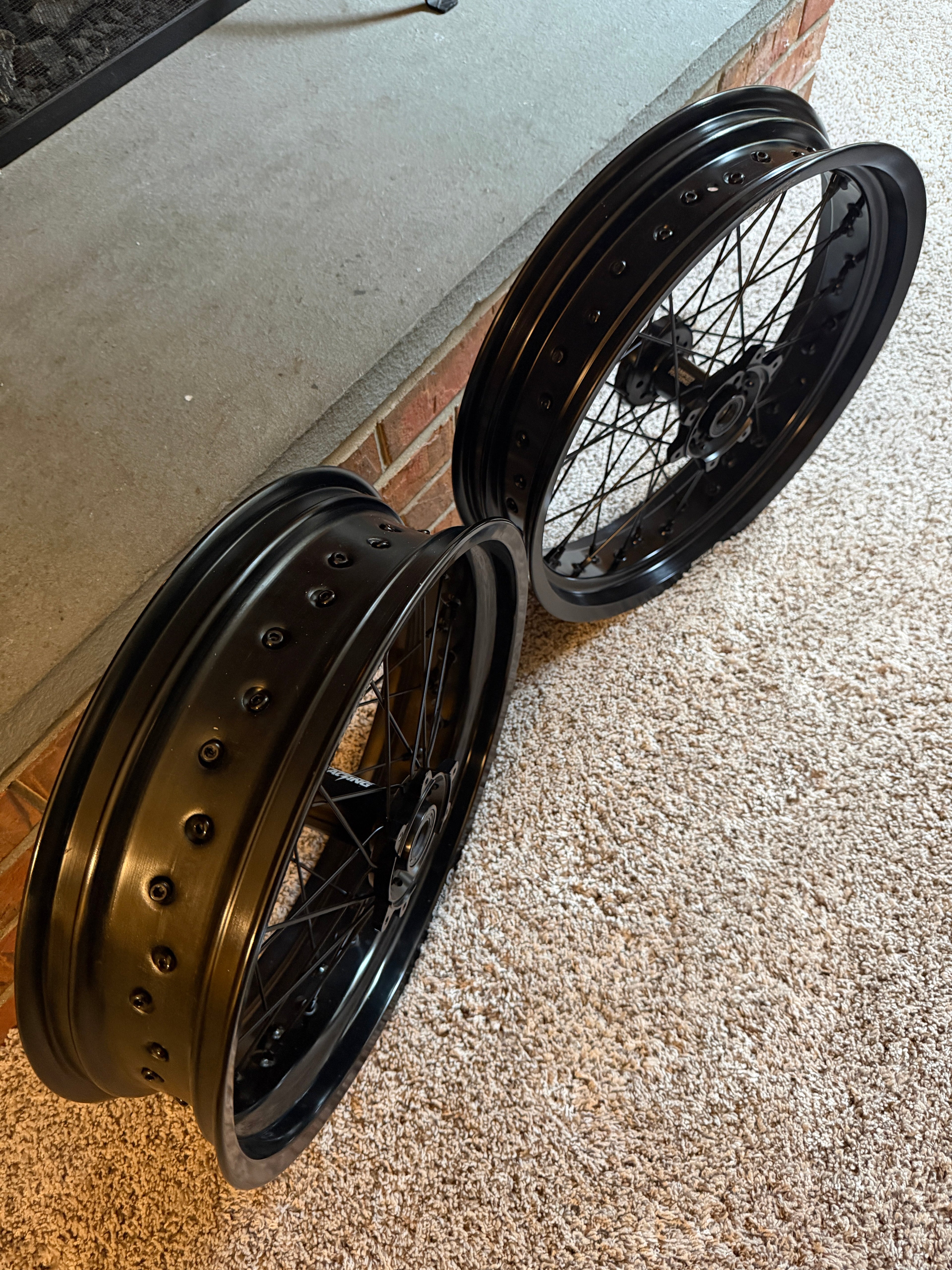17/17 Ultrawide Supermoto Wheel Set for Surron Ultra Bee and Y-volt Surge V (No Tires)