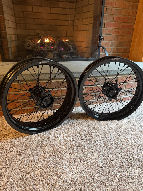 17/17 Ultrawide Supermoto Wheel Set for Surron Ultra Bee and Y-volt Surge V (No Tires)