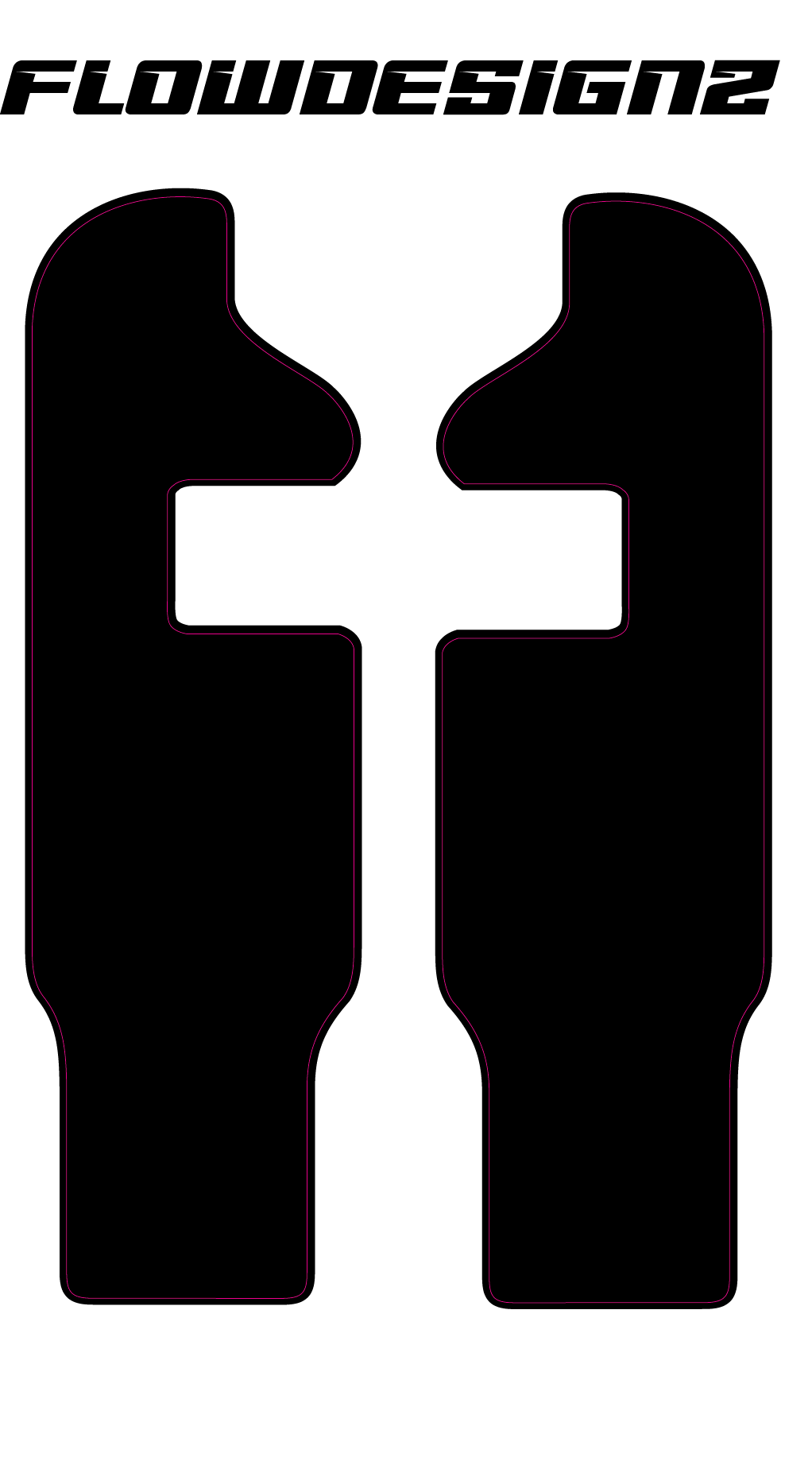 Super 73 Fork gaurd Decal