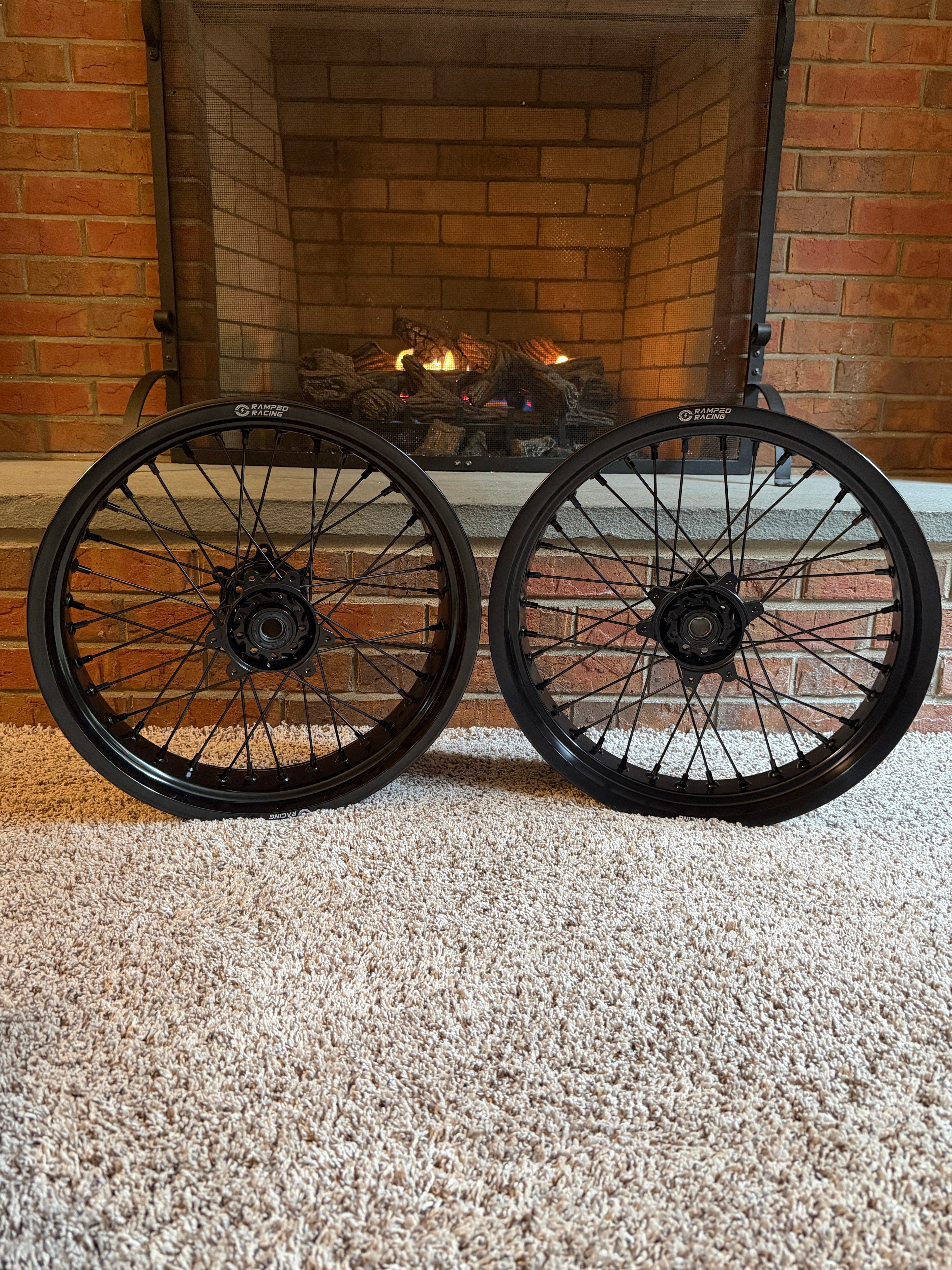 17/17 Ultrawide Supermoto Wheel Set for Surron Ultra Bee and Y-volt Surge V (No Tires)