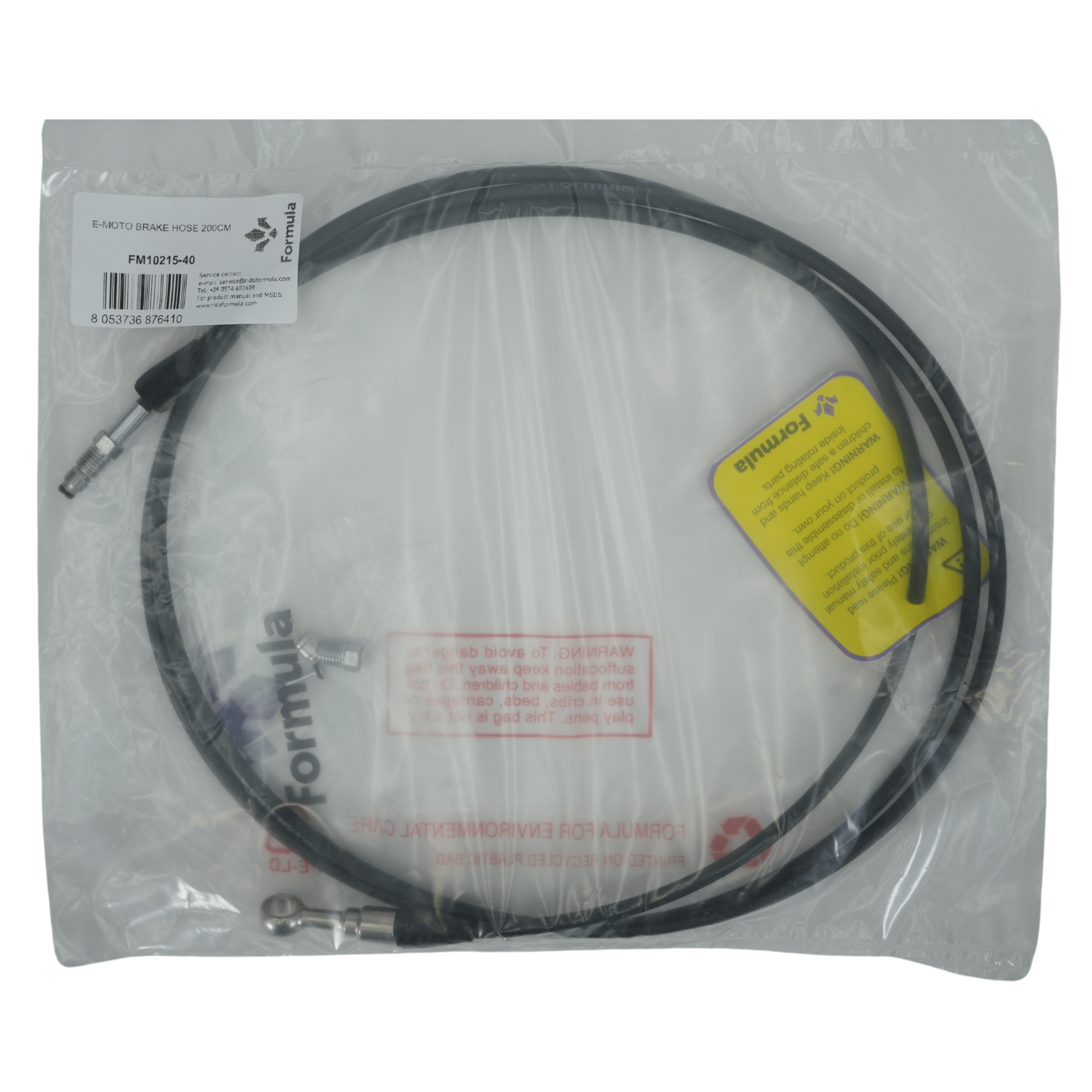 Formula Brake Hose Full Length (Light E-Moto)